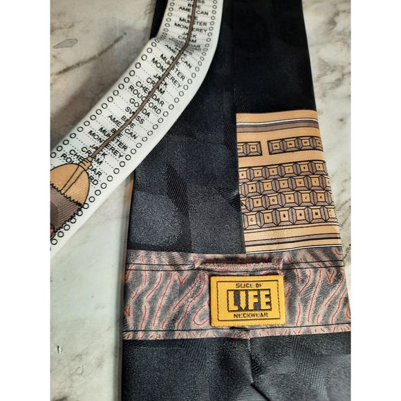 Slice of Life Mens Neck Tie Mouse Trap Maze - Picture 5 of 6